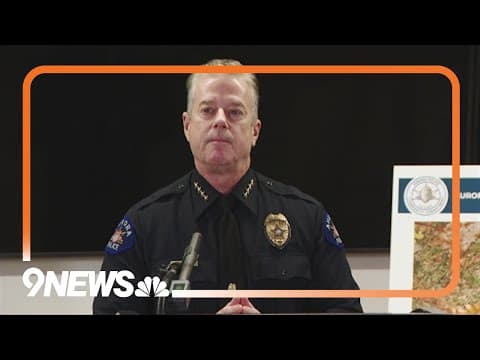 Aurora Police chief gives update after man, officers exchange gunfire on Thanksgiving Day