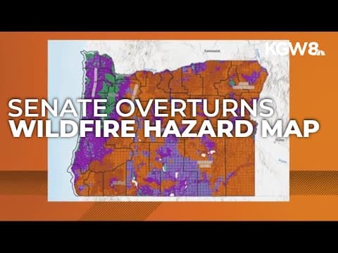 Oregon Senate votes to overturn wildfire hazard map