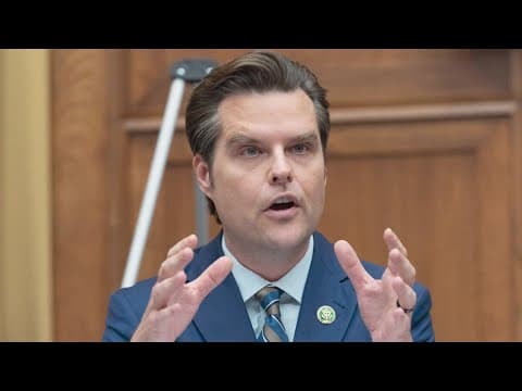Trump nominates Rep. Matt Gaetz for attorney general