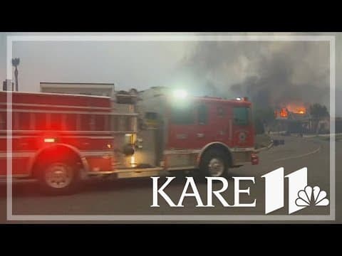 Wildfires raging in Los Angeles area