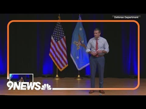 Defense Secretary Pete Hegseth holds first town hall