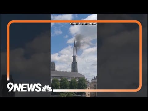 Fire Breaks Out at French Cathedral