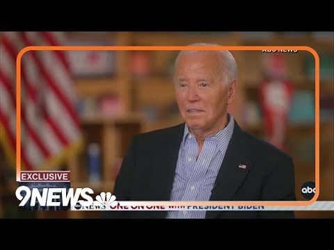 Biden dismisses age questions in interview as he tries to salvage reelection effort