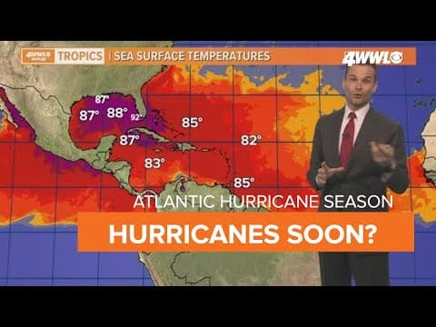 Atlantic Hurricane season could take off soon with extremely warm waters