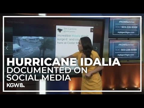 Video: Hurricane Idalia makes landfall in Florida, bringing winds and rain