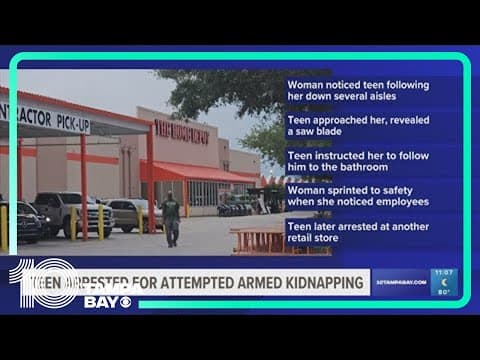 16-year-old accused of attempting to kidnap woman at Home Depot