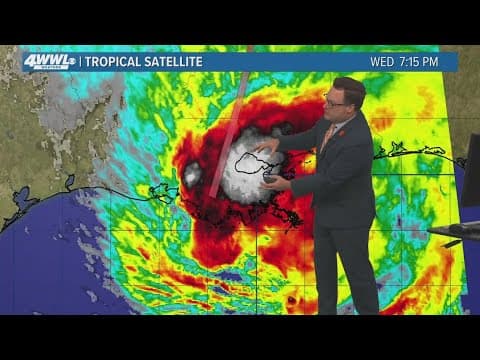 Wednesday 7 PM Tropical Update: Francine weakens to Category 1 Hurricane after landfall