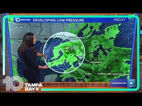 Tracking the tropics: Possible weekend showers from area of low pressure