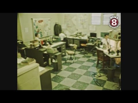 CBS 8 San Diego newsroom scenes in 1967