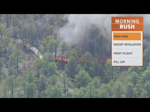 Crews battle wildfire in New Jersey
