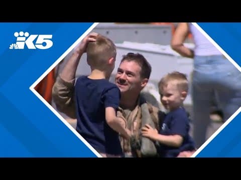 Navy sailors return to Washington after historic 9-month deployment
