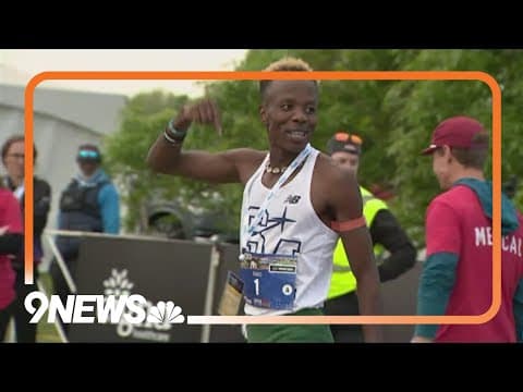 Colfax Half Marathon winner stops by 9NEWS