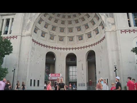 Excitement builds at Ohio Stadium ahead of Ohio State-Texas showdown