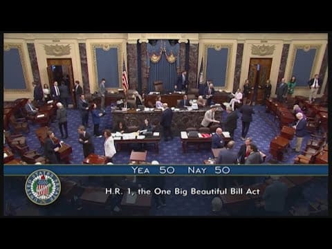 How will the House vote on Trump's spending bill now that it's passed the Senate?