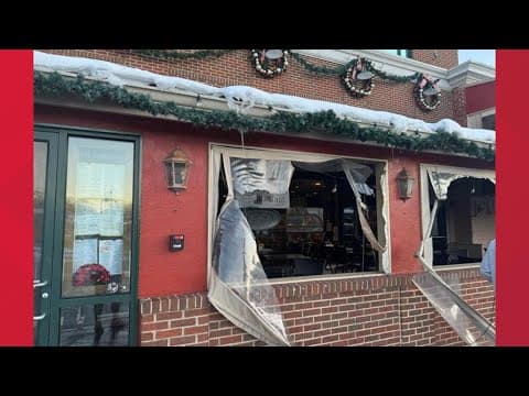 Security footage of suspicious fire at Crystal City Sports Pub