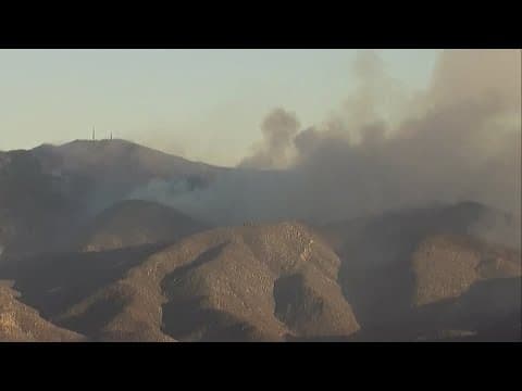 Fire breaks out near U.S.-Mexico border in San Diego's South Bay