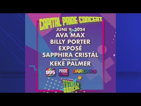 Here are the 2024 Capital Pride Concert performers