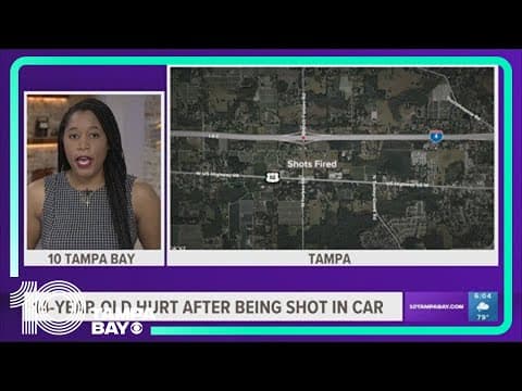 FHP: 14-year-old girl shot in the leg while riding with dad in car in Tampa