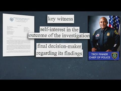 Police union calls for Houston Police Chief Troy Finner’s recusal in suspended case probe