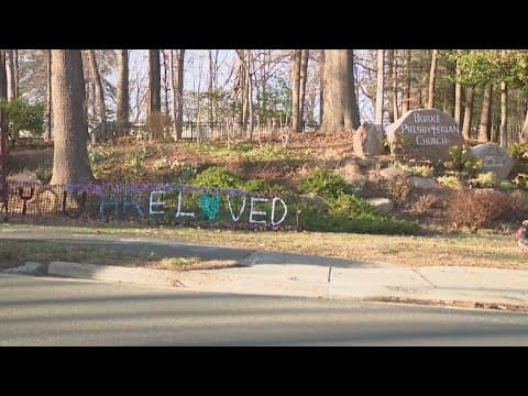 Community responds to hateful messages spray painted onto church with love