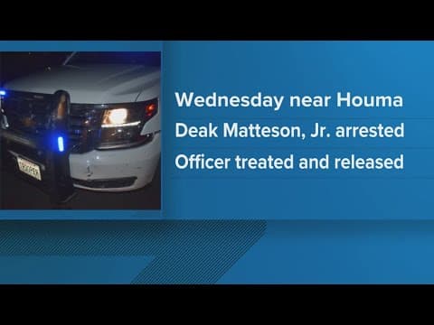 Drunk driver slams head-on into state police unit after going wrong way, LSP say