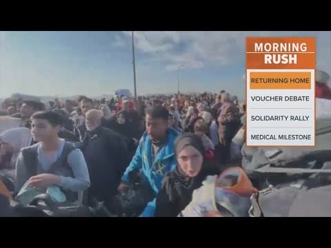 Palestinians return home to Northern Gaza amid ceasefire