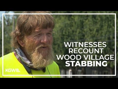 Man arrested after stabbing in Wood Village neighborhood