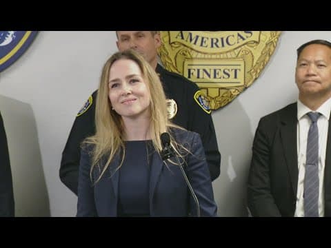 Deputy District Attorney Miriam Hemming responds to questions about SDPD officers and FBI agents