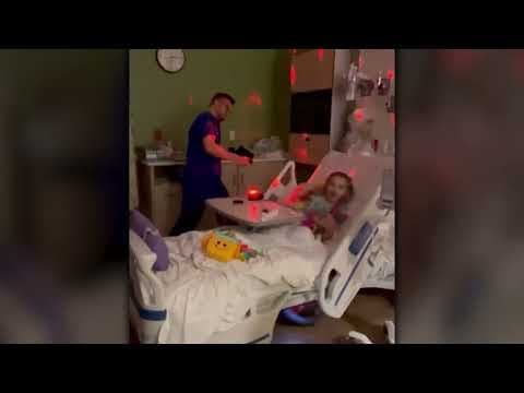 Nurse surprises 6-year-old patient with dance party in her hospital room