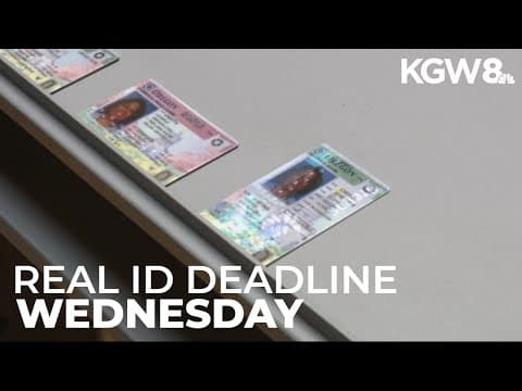 Wednesday is the Real ID deadline for domestic flights