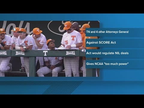 TN Attorney General, 4 others speak in opposition SCORE Act seeking to regulate NIL deals