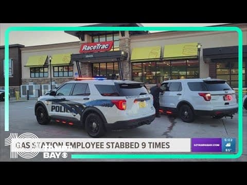 Florida man stabs RaceTrac clerk 9 times in unprovoked attack, police say