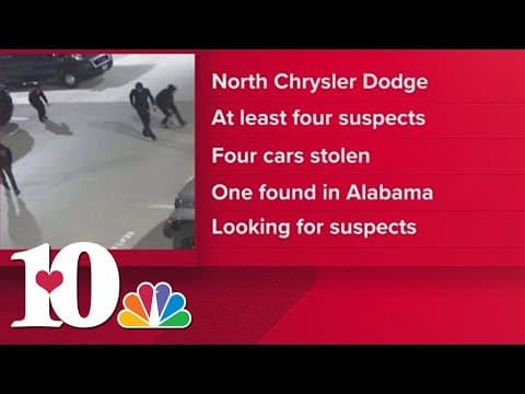 KPD: 4 cars stolen from Callahan Drive dealership Thursday morning, 1 found in Alabama