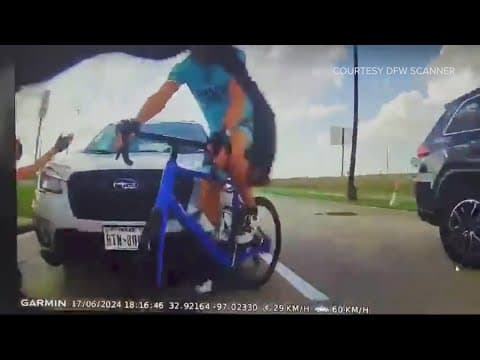 Camera captures two cyclists getting hit by alleged drunk driver