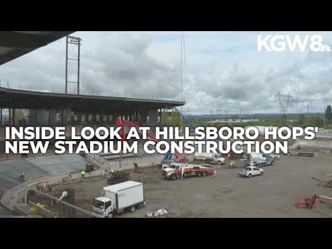 First look inside Hillsboro Hops' new stadium, under construction