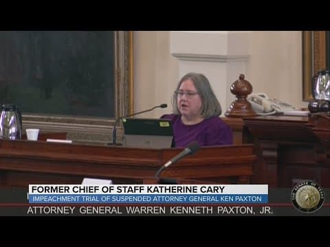 Ken Paxton's ex-chief of staff testifies about alleged mistress Laura Olson