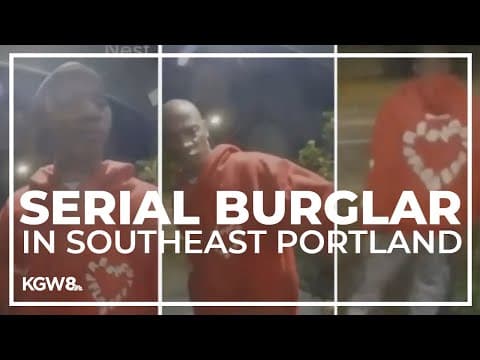 Neighbors in Southeast Portland warn of a serial burglar