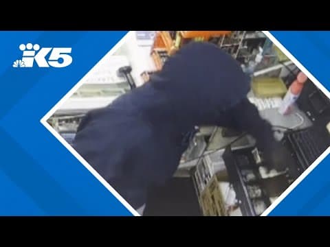 2 Seattle gas stations targeted by suspects armed with hammers