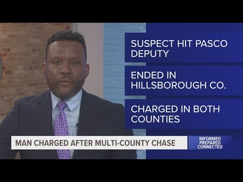 Man allegedly hits Pasco County deputy with car