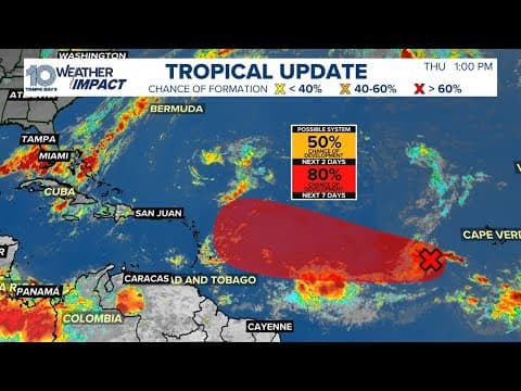 Tracking system that may become next tropical storm
