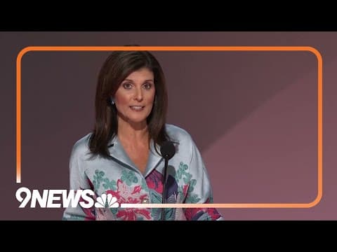 Nikki Haley Endorses Donald Trump at 2024 Republican National Convention