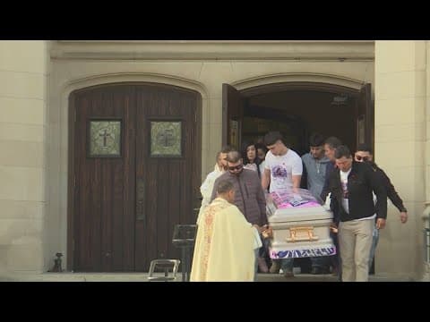 Texas high school cheerleader who was found stabbed to death laid to rest in Nebraska