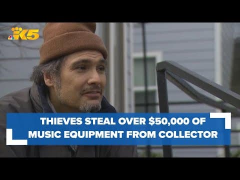 Thieves steal over $50,000 worth of music equipment from West Seattle collector