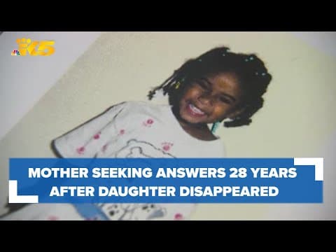 'I would like closure': Mother waiting for answers 28 years after daughter's disappearance