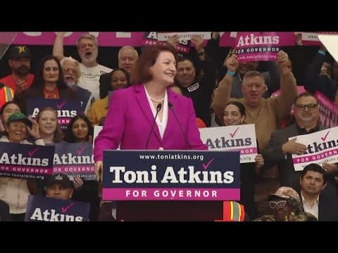 Senator Toni Atkins announces run for California Governor in 2026