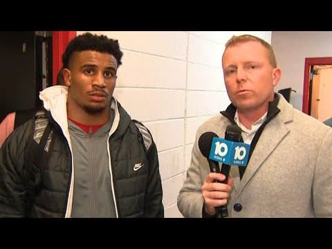 Dallan Hayden postgame interview | Ohio State-Maryland