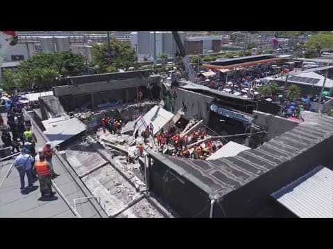 Video captures roof collapse in Dominican Republic