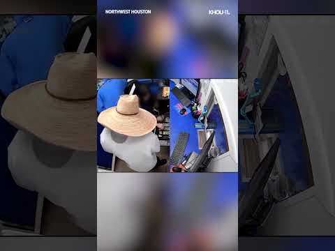 Masked men rob meat market in NW Houston #shorts #shortvideo