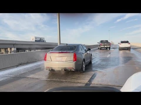 Black ice leads to multiple crashes on Houston roadways following overnight freeze