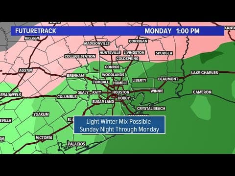 Texas Arctic blast 2024 | Latest timing on the cold front arriving this weekend